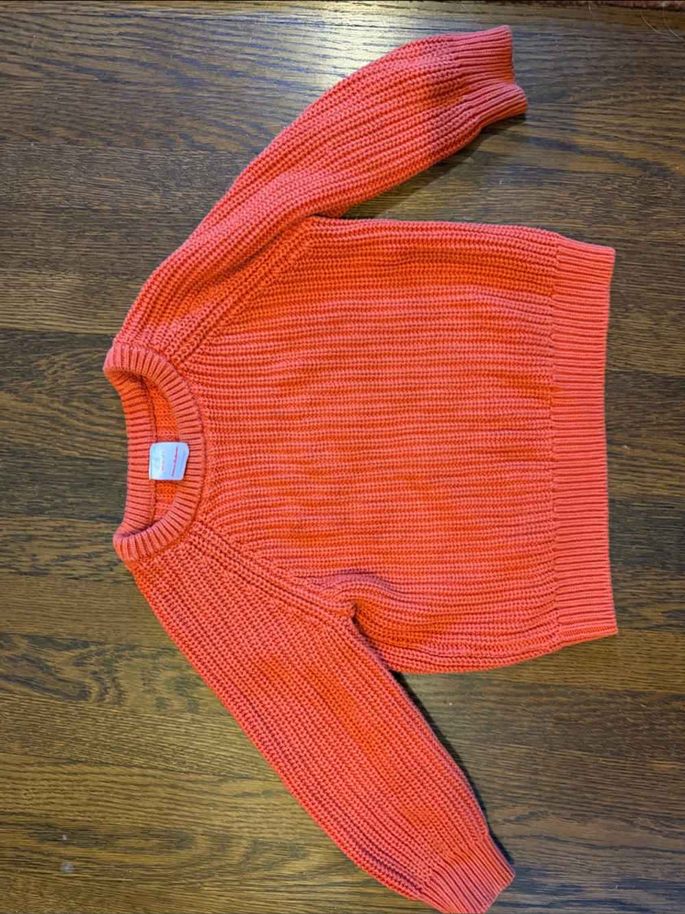Hanna Andersson Coral Knit Crewneck Sweater